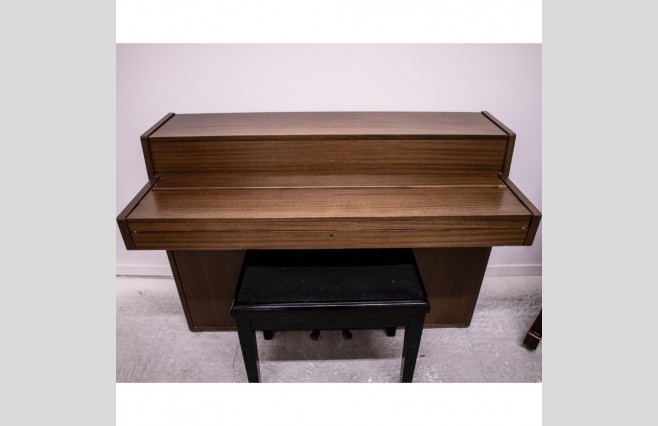 Used Eavestaff Mahogany Compact Upright Piano Trade Price Bargain (SN:06055) - Image 10
